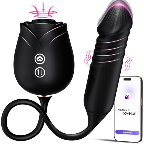 Rose Thrusting G-Spot Vibrator