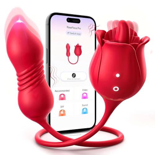 Rose Thrusting G-Spot Vibrator
