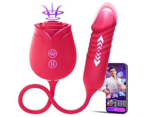 Rose Thrusting G-Spot Vibrator