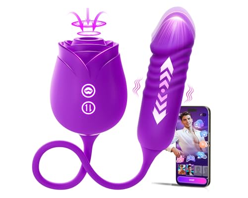 Rose Thrusting G-Spot Vibrator