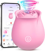 Rose Vibrator Sucker APP Control