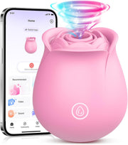 Rose Vibrator Sucker APP Control