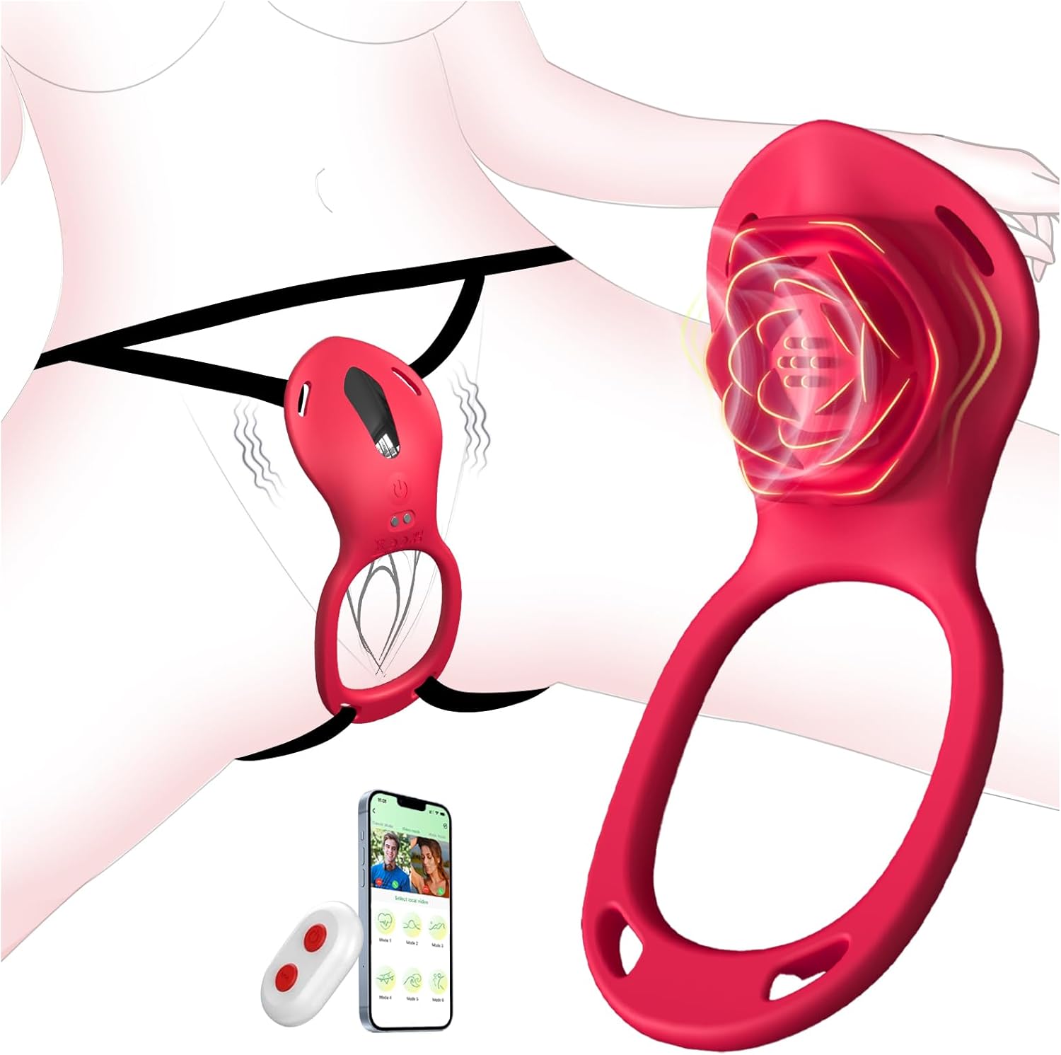 Couples Remote Control Wearable Vibrator