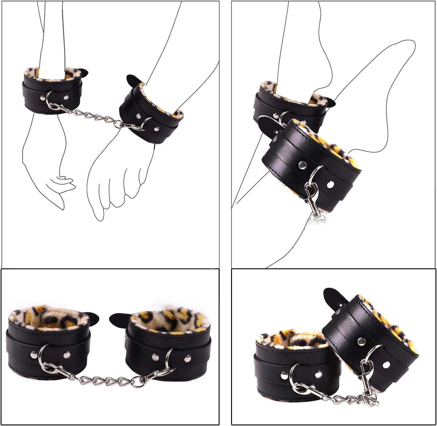 BDSM Bondage Restraint Kit Couples