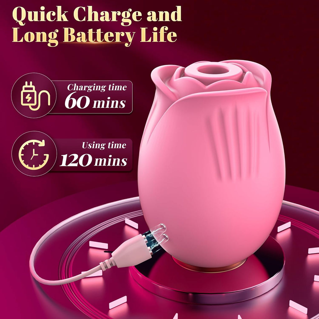 Rose Vibrator Sucker APP Control