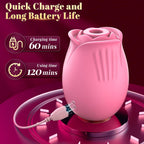 Rose Vibrator Sucker APP Control