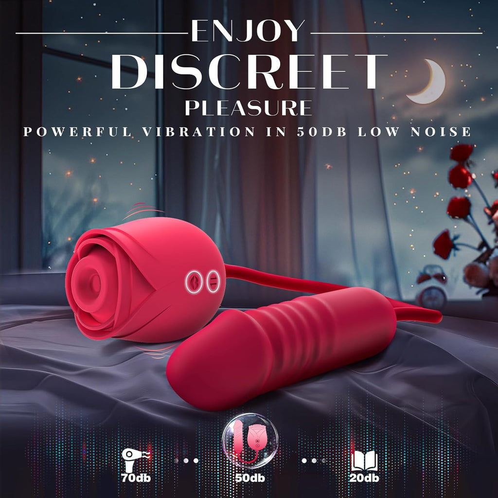 Rose Thrusting G-Spot Vibrator