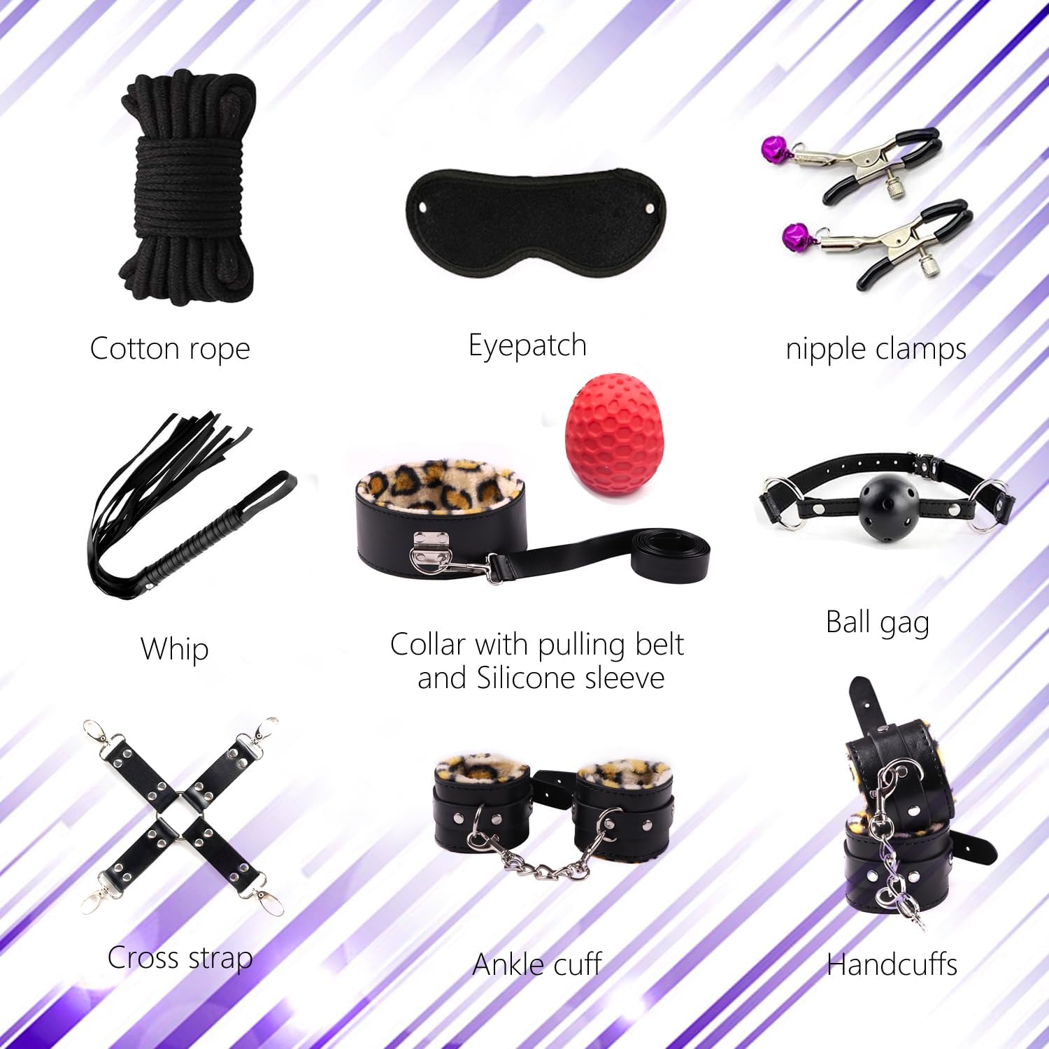 BDSM Bondage Restraint Kit Couples