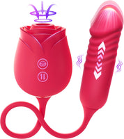 Rose Thrusting G-Spot Vibrator