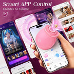 Rose Vibrator Sucker APP Control